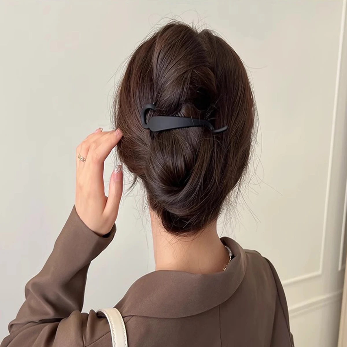 6 قطع من مشابك شعر الموز للنساء، مشابك فكية غير لامعة، إكسسوارات للشعر السميك والرفيع، عقد قوي