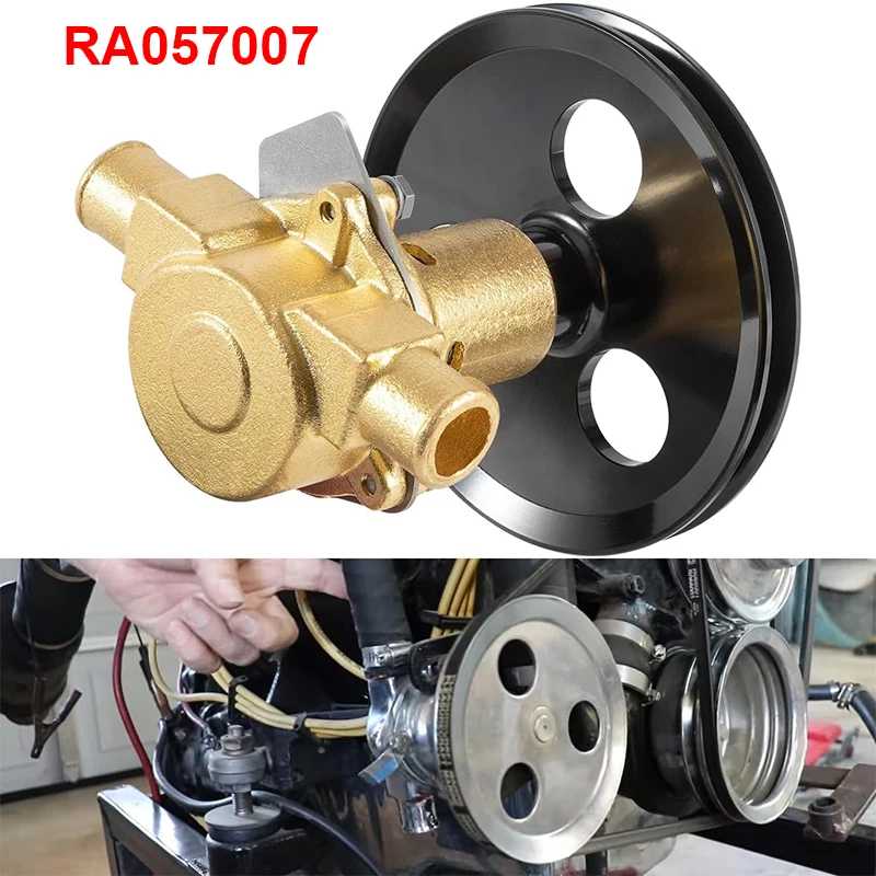 

RA057007 Raw Sea Impeller Water Pump, For Ford Marine 5.0, 5.8, 351, 302 Replaces for Sherwood Pleasurecraft G20, G21(1" Ports)
