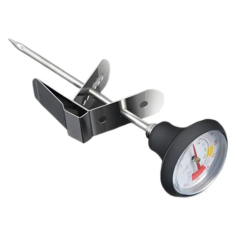 Stainless Steel Coffee Temperature Meter Probe 0~100℃ Thermometer for Coffee Pot Milk Frothing Jug Cafe Kitchen Measuring Tools