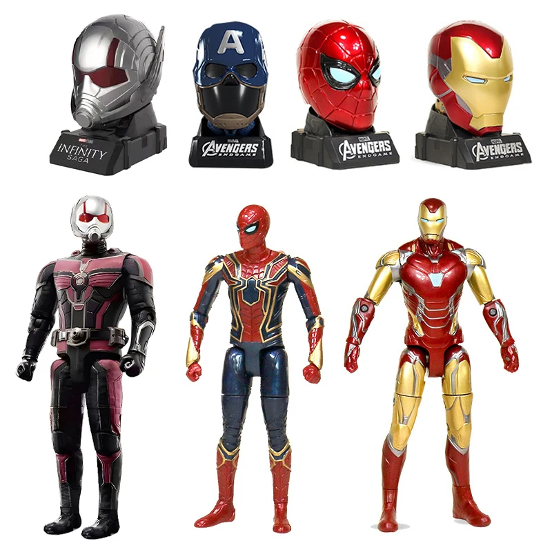 

Коллекционная фигурка Marvel Legends: Человек-паук, Мстители, Железный человек, Капитан Америка, Воин-наездник. Оригинальная деформируемая фигурка для подарка.