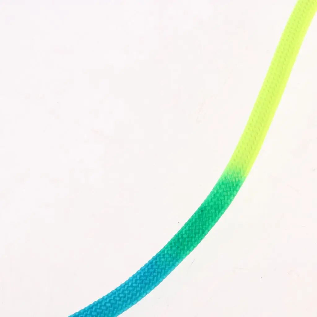 Rainbow Sports Training Rope Thick Braided Fitness Gymnastics Rope for Yoga Practice and Competitions