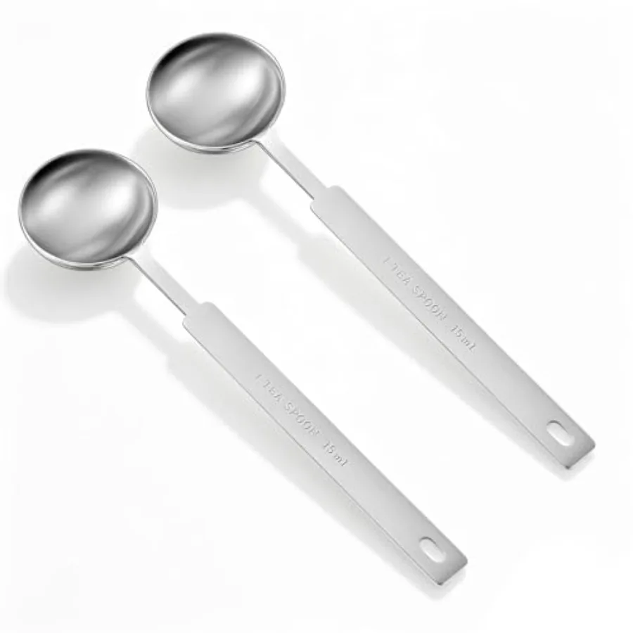 1 Tablespoon Scoop Long Handle Measure Spoon 18/8 Stainless Steel 15ml Measuring Spoon Coffee Scoop for Ground Coffee 1 Tbsp Sc