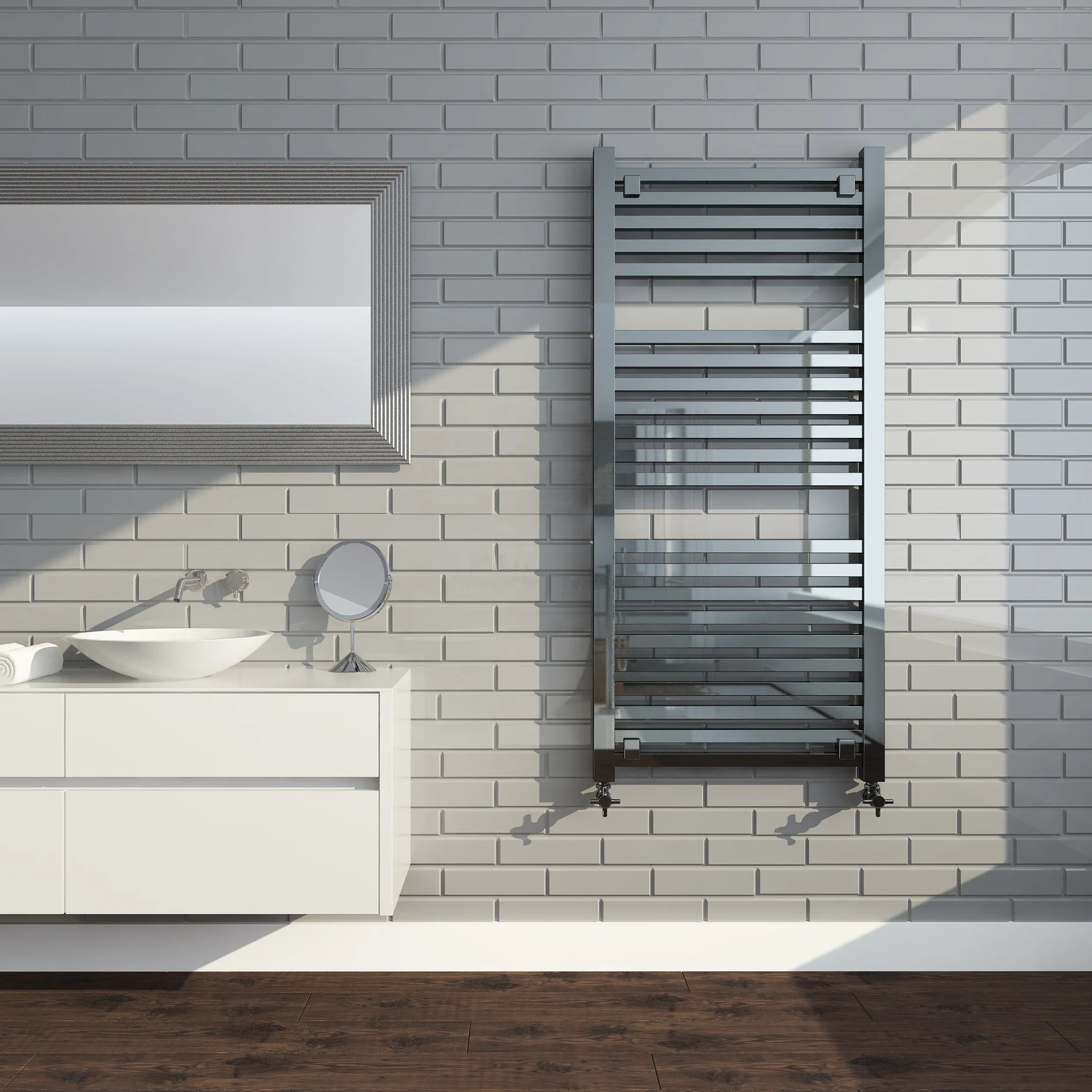 High quality OEM service SUN-D1 towel warmer heated towel rail wall mounted towel rack designer radiators