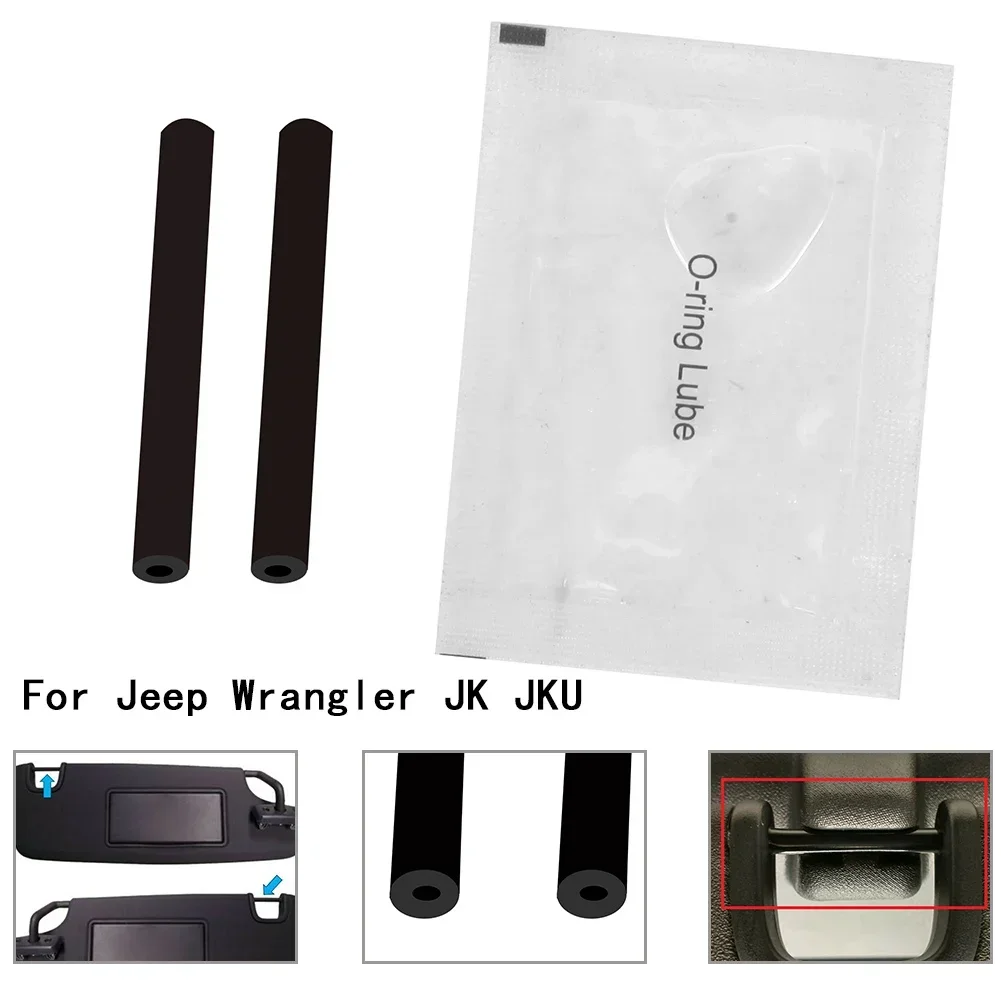 Sun Visor Repair Kit Left And Right Sun Visor-Black For Jeep Wrangler JK JKU Sunvisor Sun Visor Direct Replacement