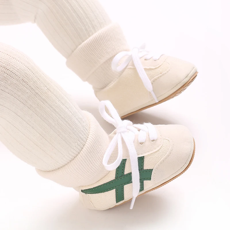 أحذية أطفال للربيع والخريف للبنين والبنات 0-1 سنة أحذية وجوارب لا تسقط أحذية رياضية ناعمة من الأسفل مضادة للانزلاق 6-12 متر #3