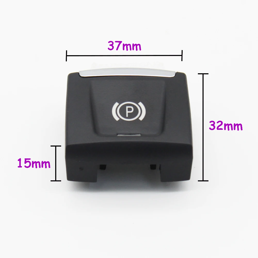 Car Electronic Handbrake Parking Switch Control Auto P Button Cap Cover  Replacement For BMW X1 F48 F49 X2 F39 2 Series F45 F46