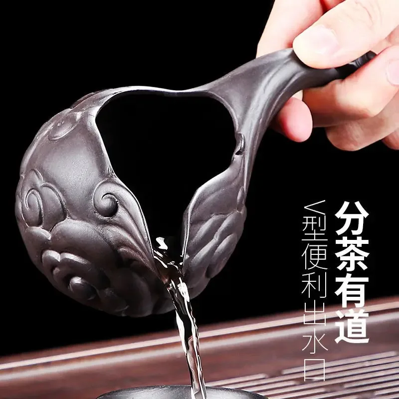 Creative lazy tea set, semi-automatic dragon teapot, magnetic rotating water-conducting tea set, Chinese Kung Fu tea set