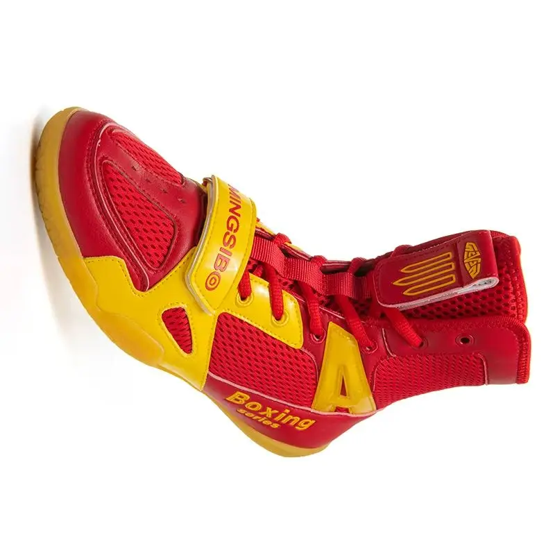 

Профессиональная боксерская обувь для мужчин и женщин, дизайнерские борцовские ботинки унисекс, удобная спортивная обувь для тренировок, брендовые боевые ботинки