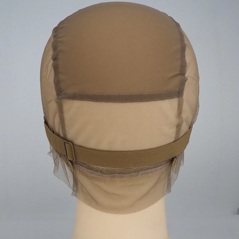 Full Lace Wig Cap Adjustable Elastic Band Breathable Wig Liner Base Cap for Wig Making & Wearing