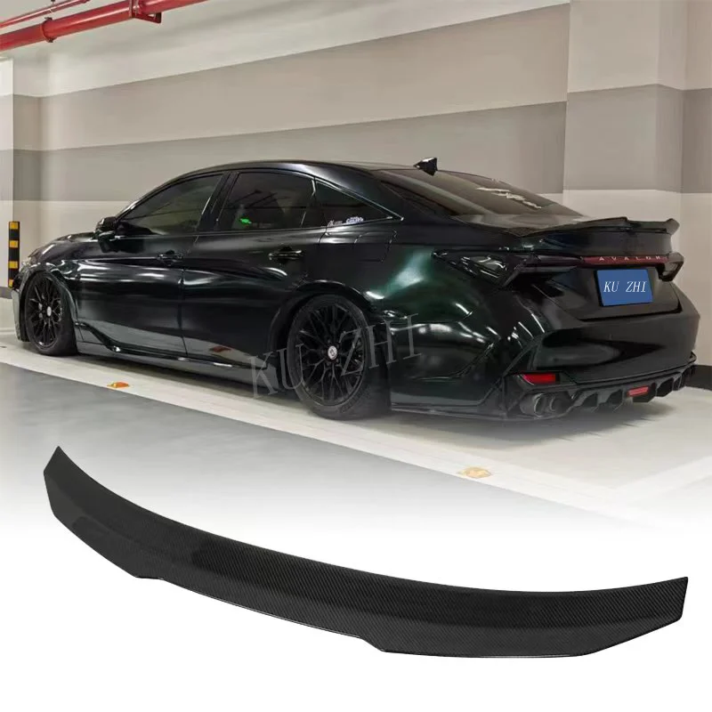 

For Toyota Avalon 2019-2023 Year Forged Real Carbon Fiber Gloss Black Spoiler Factory Style Rear Wing Body Kit PSM Accessories