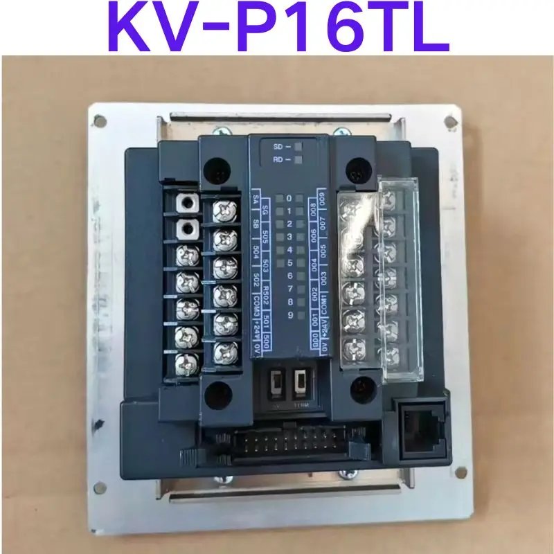 Second-hand test OK  KV-P16TL Programmable Logic Controller