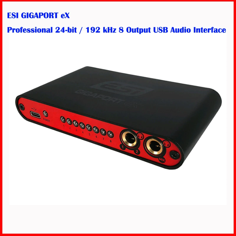 ESI GIGAPORT eX Professional 24-bit/192kHz 8 Output USB Audio