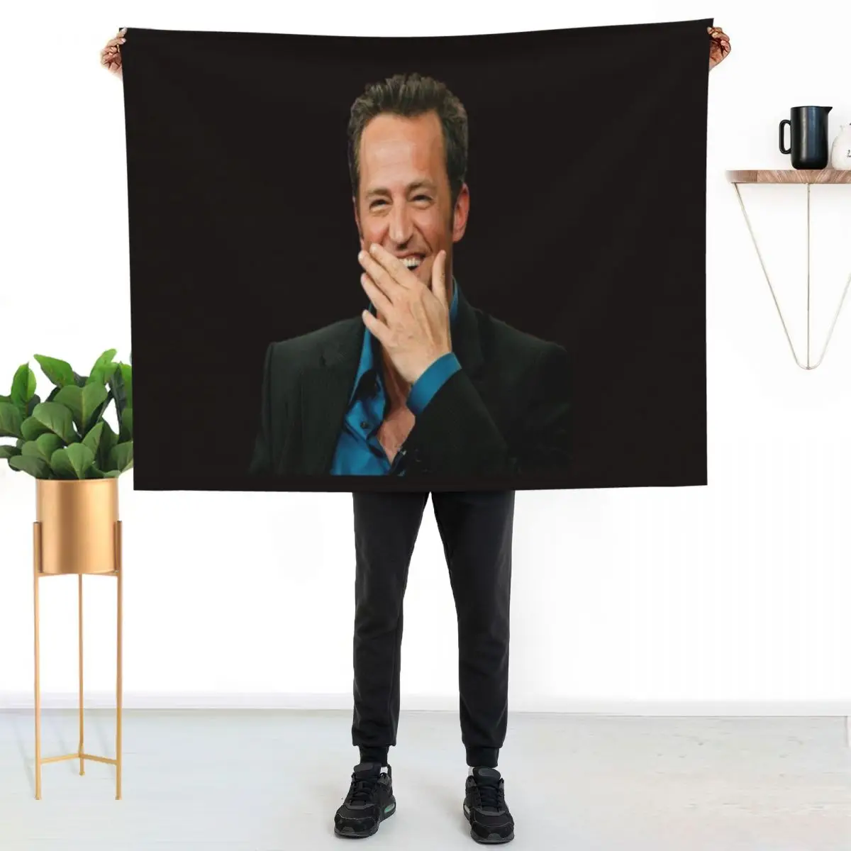 matthew perry Throw Blanket Giant Sofa Thins funny gift Personalized Gift Polar Luxury Thicken Blankets
