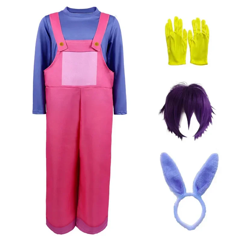 EE01 Animal Digital Circus Cosplay costume Pomni Caine Jax Disguise Full Set Jumpsuit for Adult Kids Halloween Carnival PartIo0！