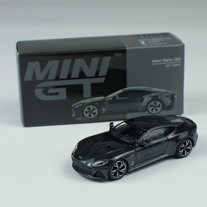 Na stanie Minigt 1:64 Aston Martin Dbs 007 Edition 1008 Symulacja Stop Miniaturowy Model Samochodu Odlewany Ciśnieniowo Zabawki dla Dzieci Prezent