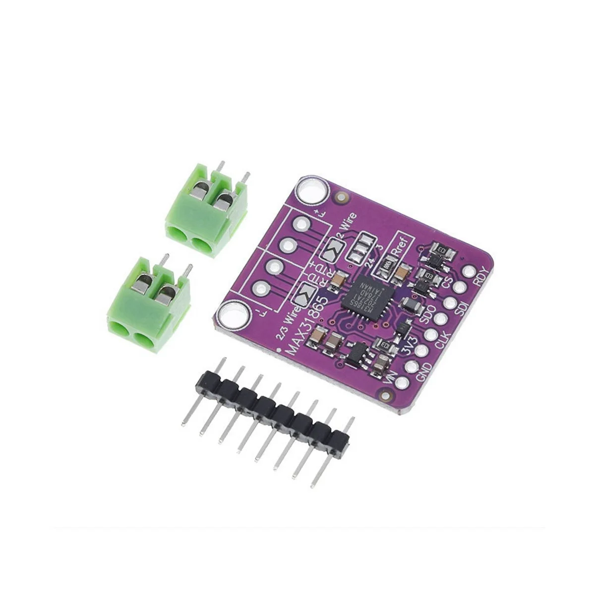 MAX31865 PT100/PT1000 RTD-To-Digital Converter Board Temperature Thermocouple Sensor Amplifier Module 3.3V/5V