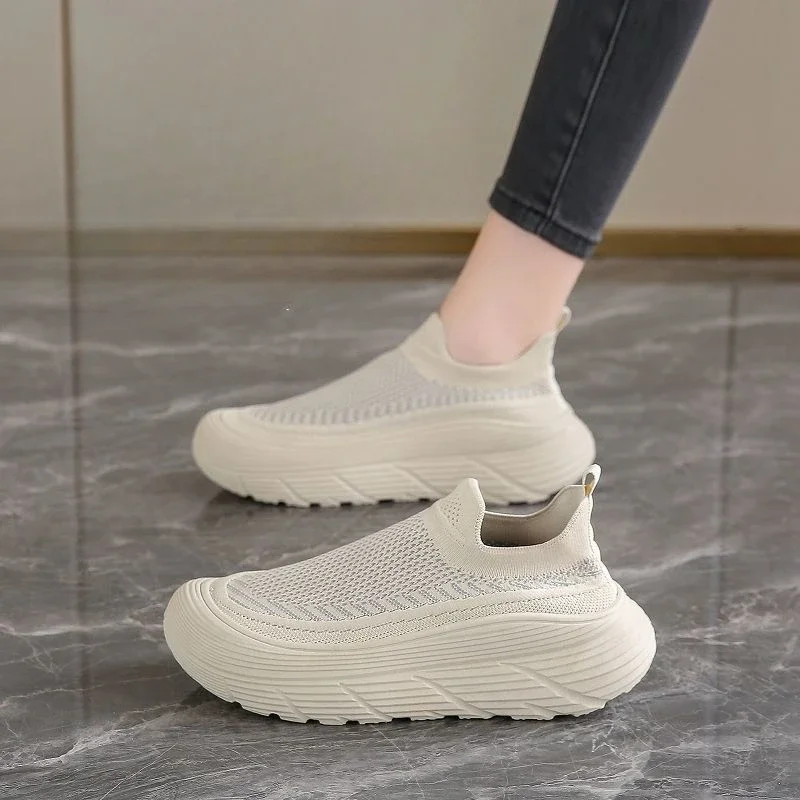 

Fashion 2025 Spring Autumn Slip On Women's Shoes Sale Designer Luxury Korean New In Walking Light Trends Casual Ladies Footwear