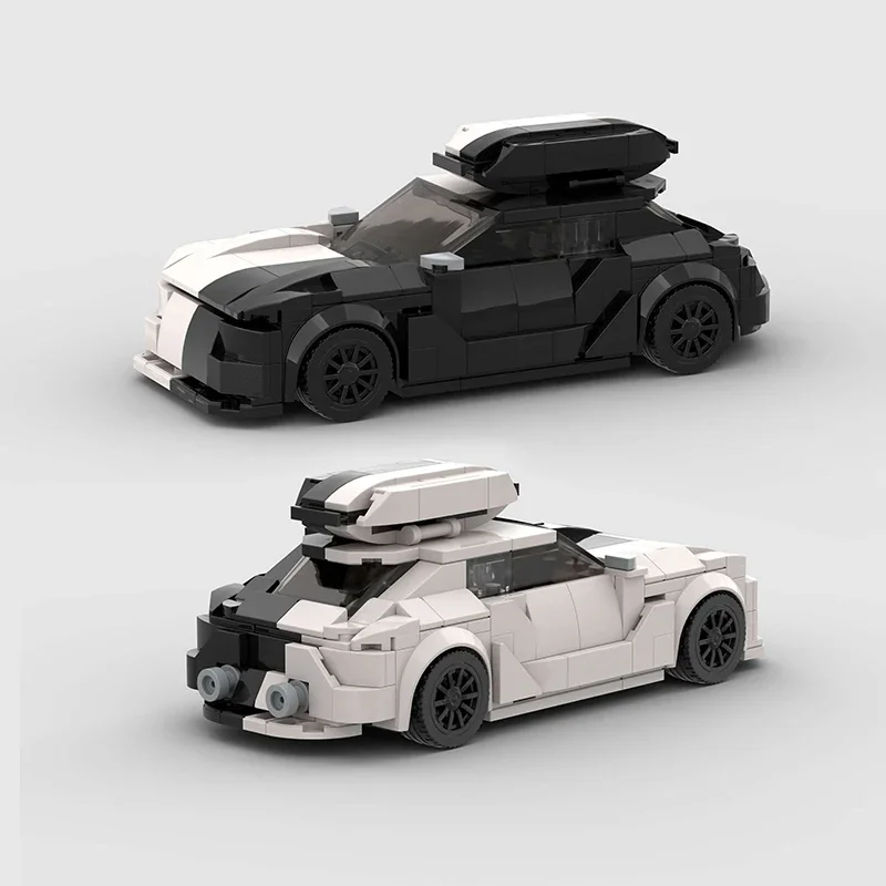 Rs6 Moc Stadsracewagen Snelheidskampioenen Sportbouwstenen Klassieke Rally Supercar Racers Geweldige Voertuigen Kits Speelgoed Diy