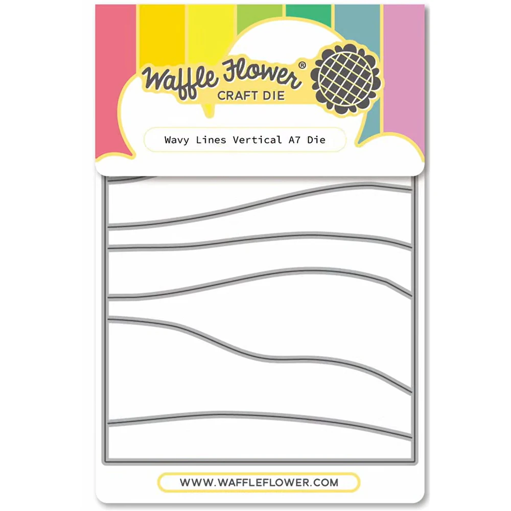 August 2026 New Waffle Flowers Heart Balloons Die Reel in Die Metal Cutting Dies Stencil Stamp DIY Scrapbook Handmade Album Card image 3