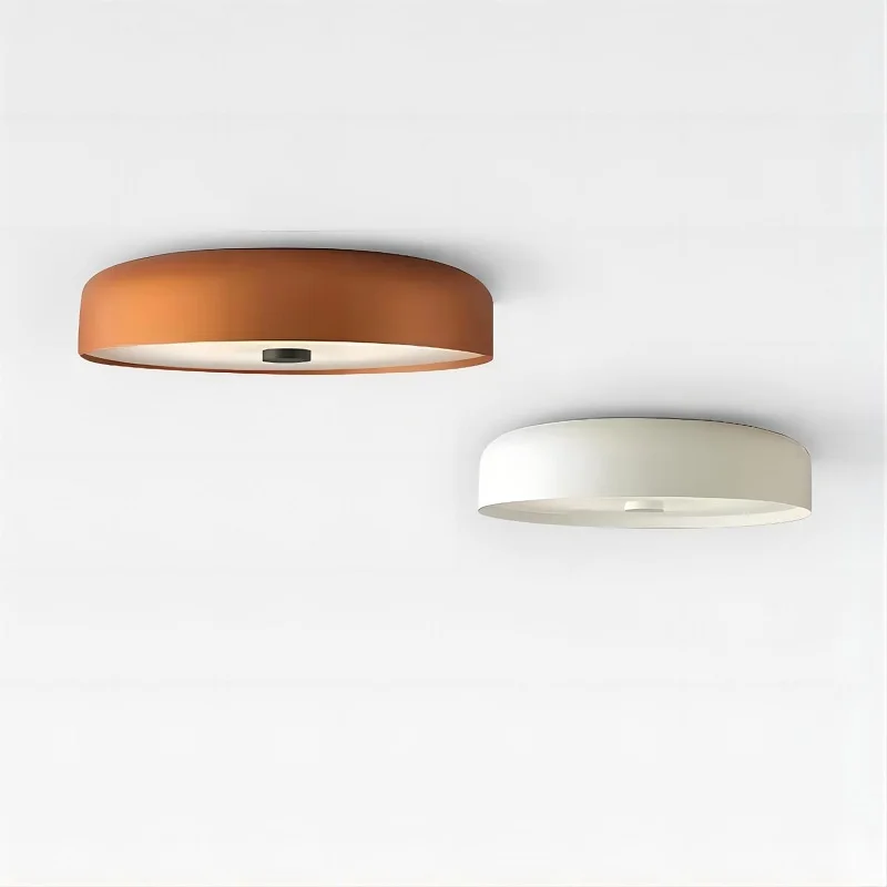 Nordic Minimalist Round Modern Three Color Dimming Bedroom Ceiling Light Creative Living Room Study porch LED Ceiling L