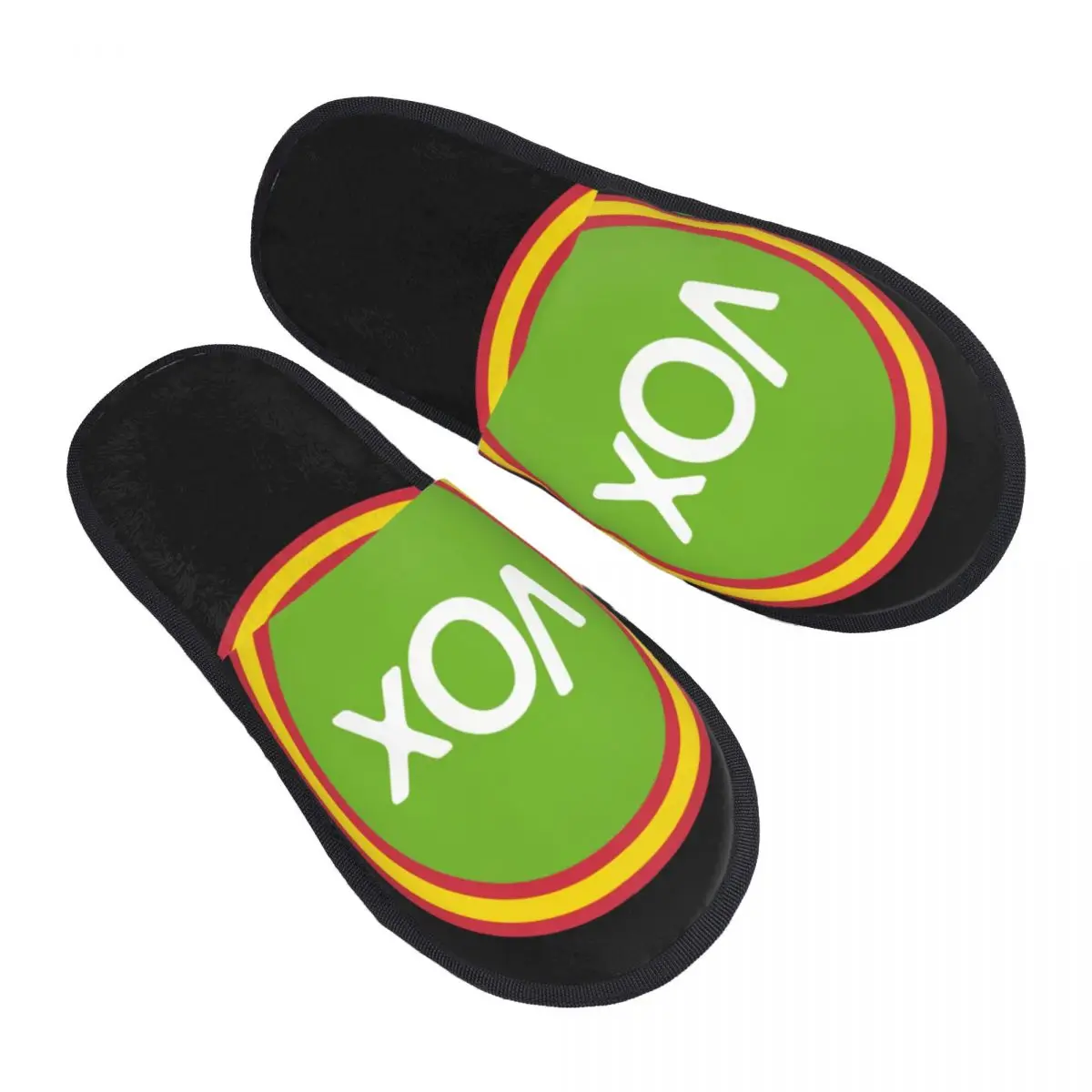 

Испанские политические вечерние гостевые тапочки для спальни, женские домашние тапочки с логотипом Испании Vox на заказ