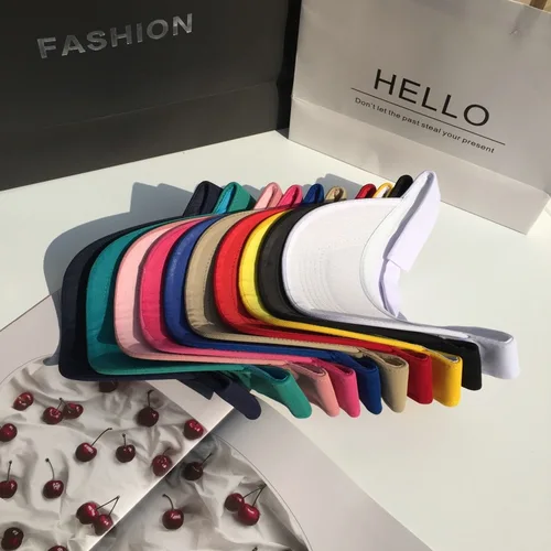 Imagen 2 del producto Visera de sol bordada a la moda, gorras Snapback Unisex para mujeres y hombres, gorra de béisbol para verano y otoño, gorra deportiva con protección solar para exteriores