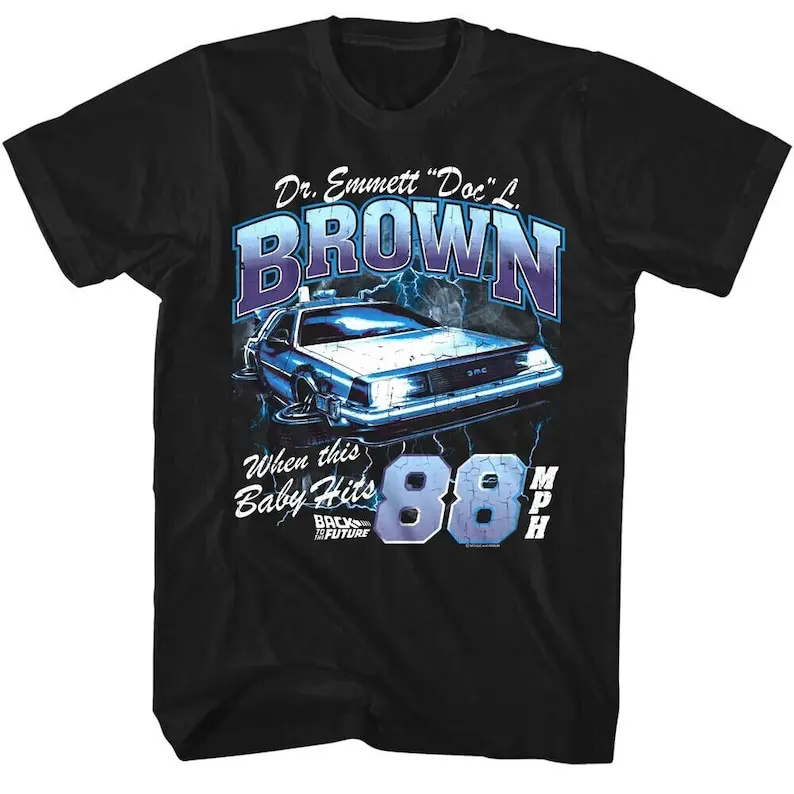 

Back to The Future T-Shirt When This Baby Hits 88mph Tops