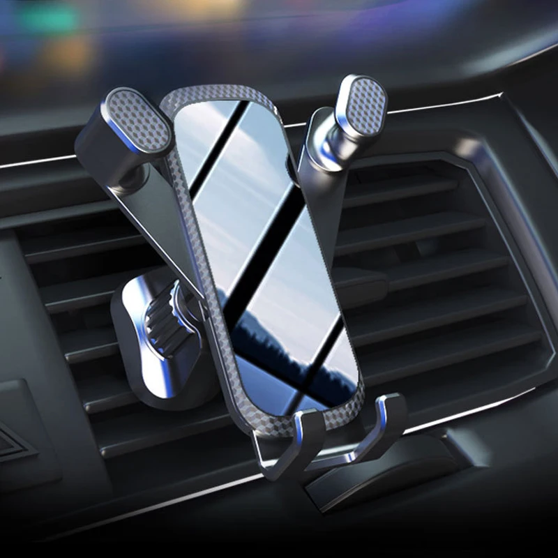 Автомобильный держатель для смартфона с креплением на вентиляционное отверстие и поворотом на 360 градусов