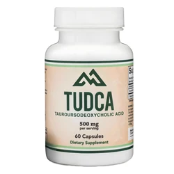 TUDCA bile salt liver support supplement, 500mg,liver and gallbladder cleaning supplement 60 capsules, 250mg with a bitter taste