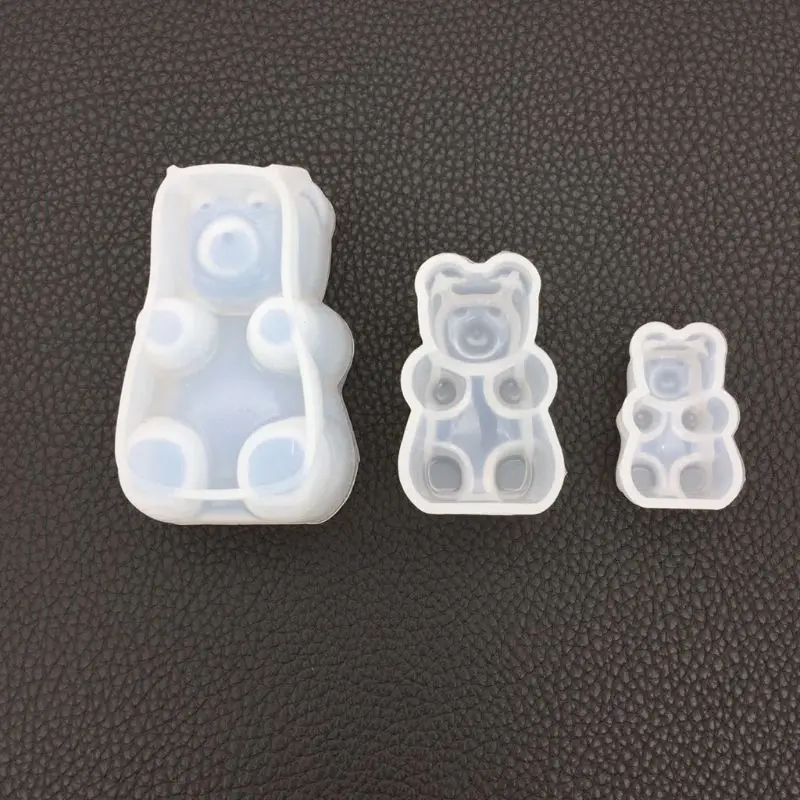 Gummy Bear Candy Silicone Mold Cake Chocolate Fondant Resin Pendant Jewelry DIY