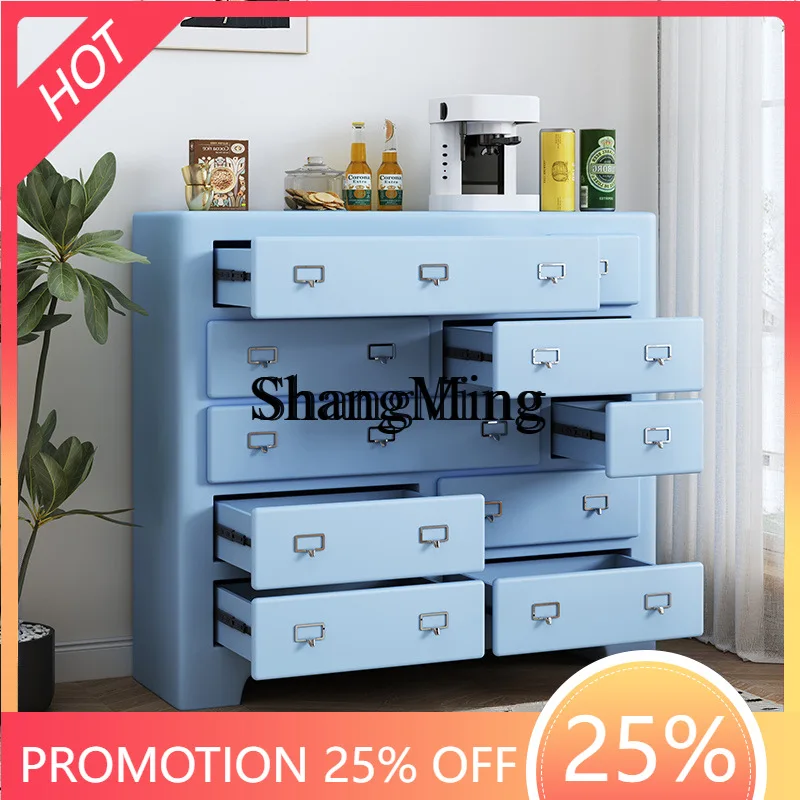 

SM New Simple Modern Bedroom Living Room Locker Storage Multi-bucket Display Cabinet Bedside Storage Entrance Cabinet