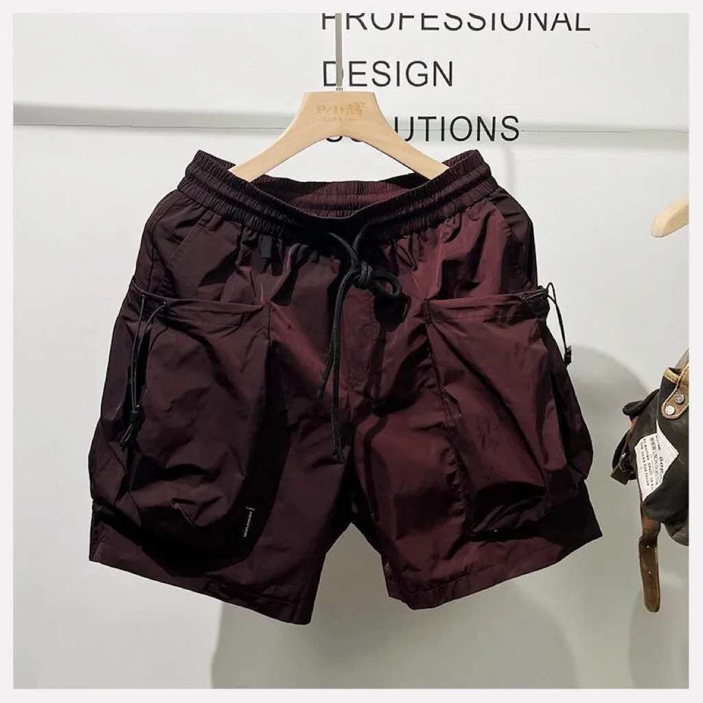 2024 Running Shorts Gym Fitness Bodybuilding Training Quick Dry Beach Short Pants Male Summer Workout Jogging Black Sweatpants