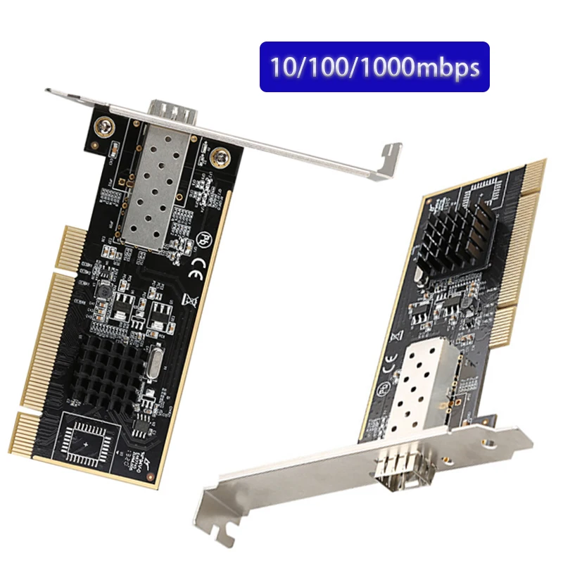 Gaming adaptive computer accessories Game PCI Card Fast Ethernet LAN Adapter PCI Gigabit Optical Network Card 10/100/1000Mbps