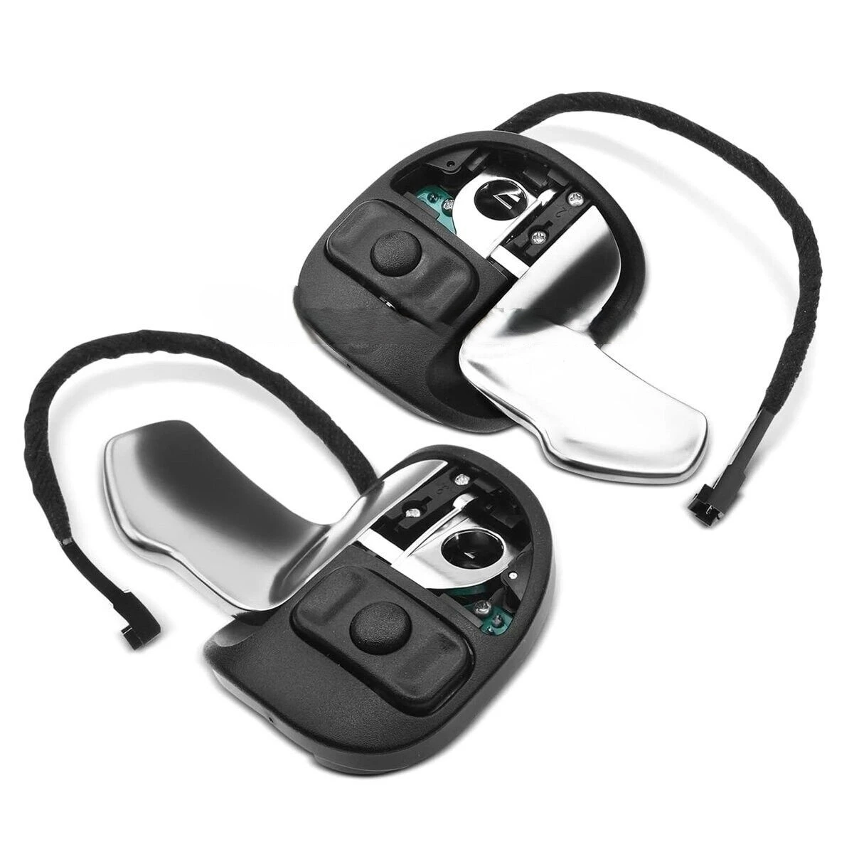 

2Pcs Larger Hellcat Paddle Shift Shifter Set of 2 MOPAR For 2015-2021 Challenger Charger 5RQ08DX9AC 5RQ09DX9AC