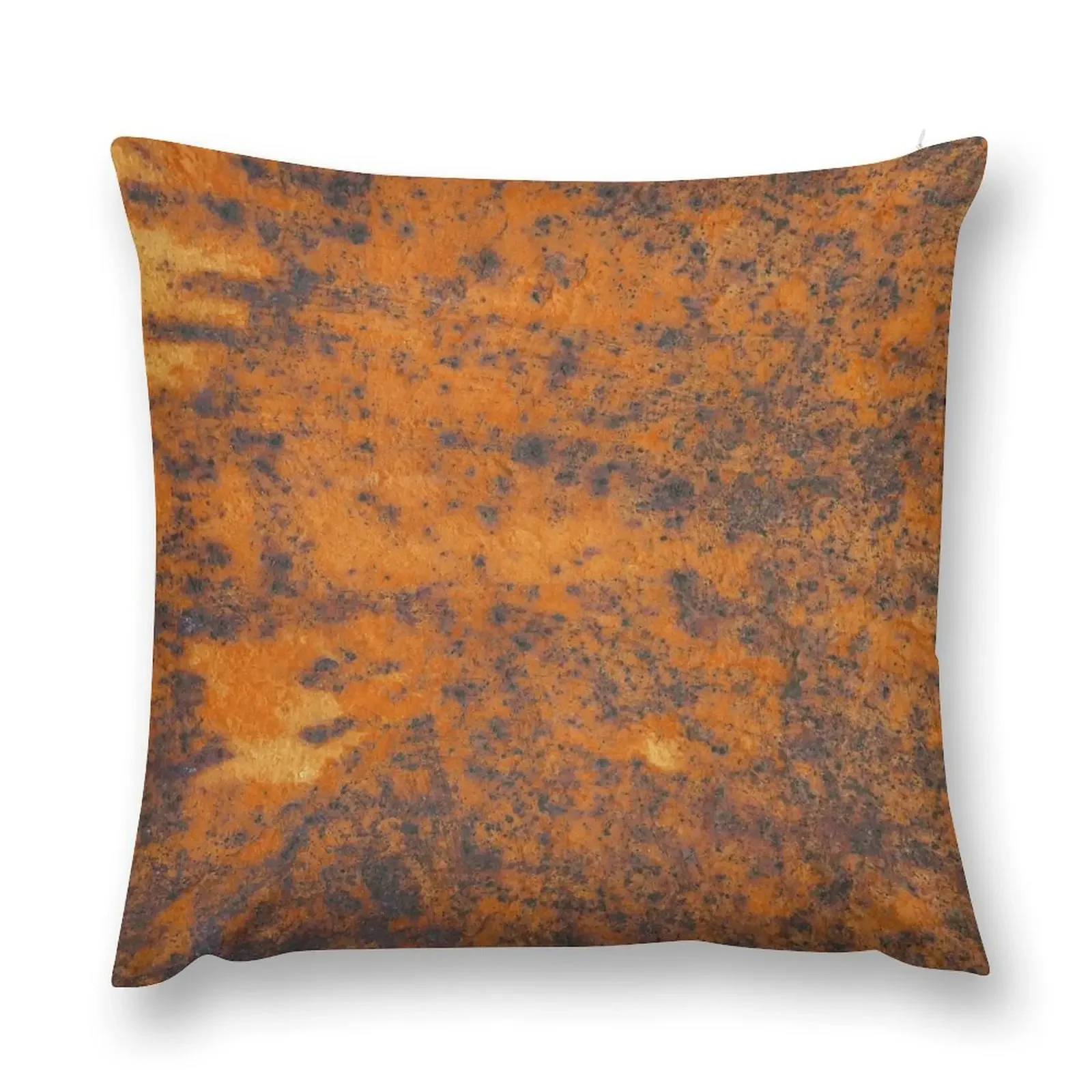 Orange rust texture - red rusty metal background Throw Pillow pillow cover christmas Pillowcase Cushion pillow