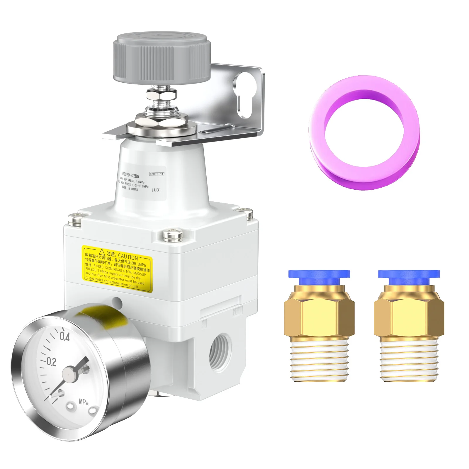 

IR2020 Прецизионный клапан регулирования давления Контроллер переключателя давления ИК-пневматический клапан повышения и уменьшения давления
