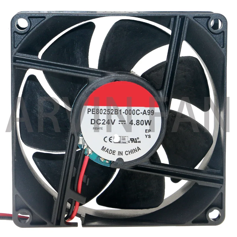 Brand New Original PE80252B1-000C-A99 8025 8cm 80mm Fan DC 24V 4.80W Large Air Volume Inverter Cooling Fan