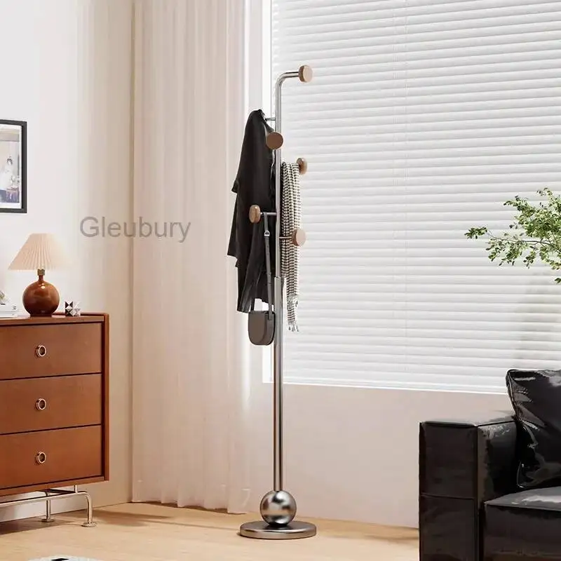 Araras de Roupa Minimalistas de Metal, Organizador de Chão Nórdico de Luxo, Cabideiro Moderno para Bolsas, Móveis para Casa