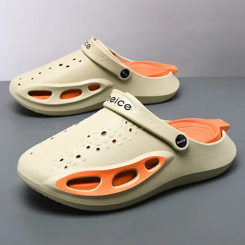 

Men Summer Shoes Non-slip Sandals Men's Sandals Breathable Flip Flops Clogs Shoes Fashion Beach Slippers Garden Shoes for Hombre