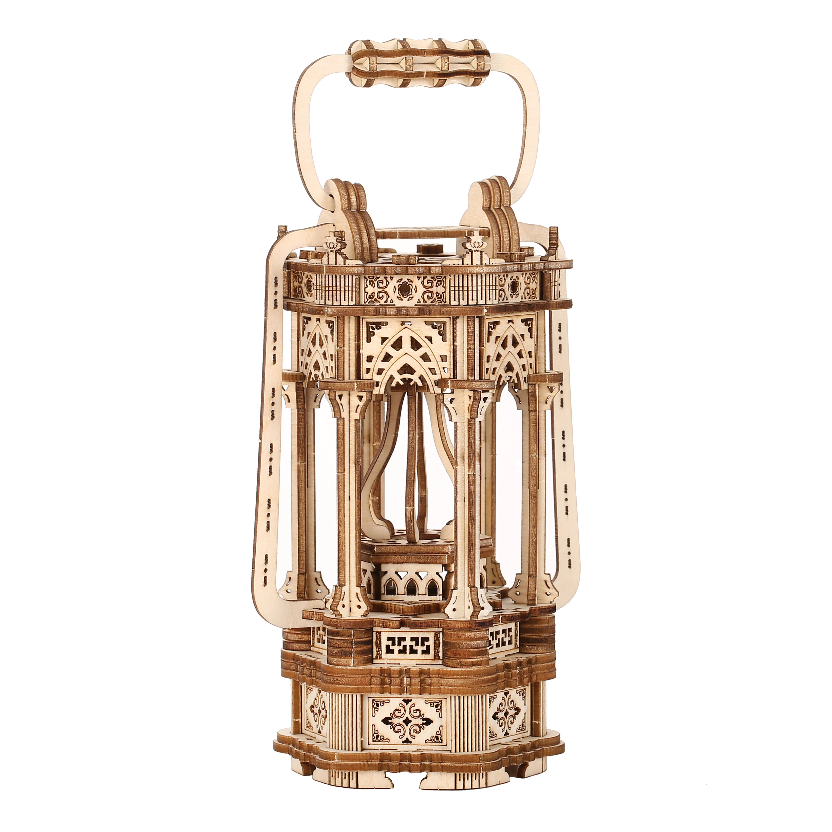 Tang lantern 3D Wooden Puzzle, Scale Model,DIY Model Kit, Handcraft Gift,Home Decoration,Mechanical Model Kit, Building Toy