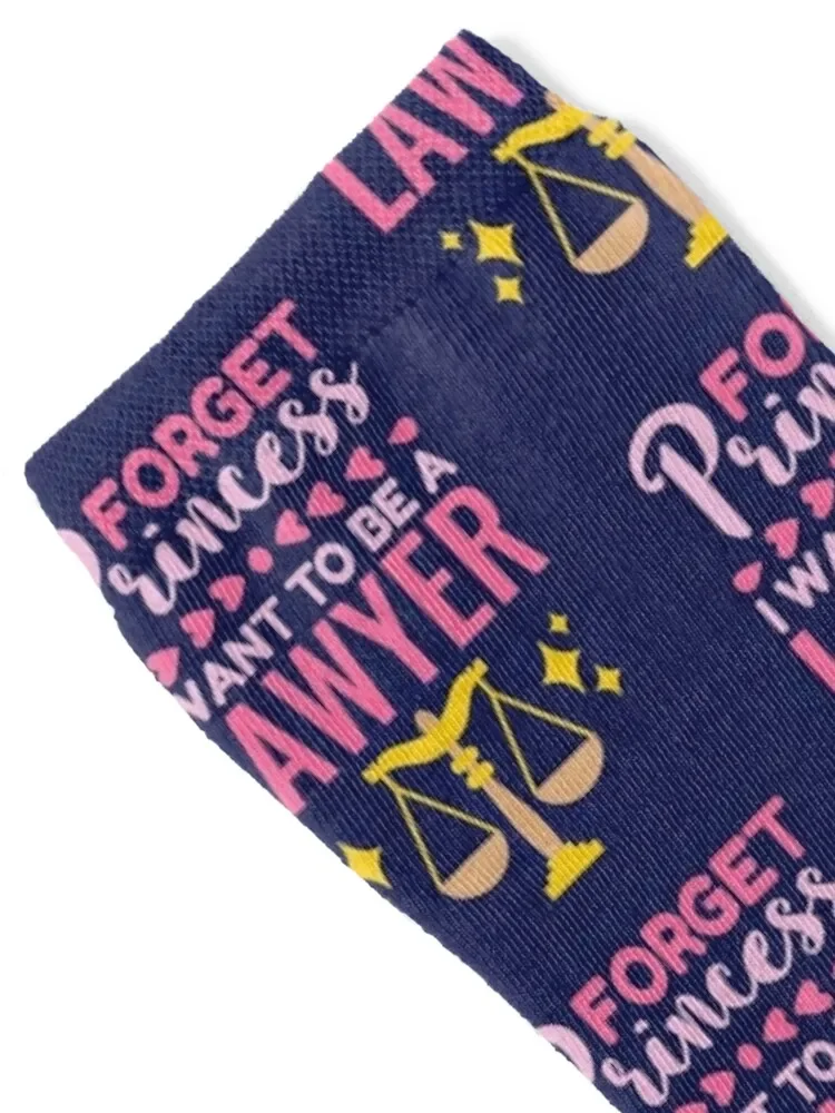 Forget Princess I Want to Be a Lawyer Socks hockey winter gifts gift Heating sock Socks Ladies Men's