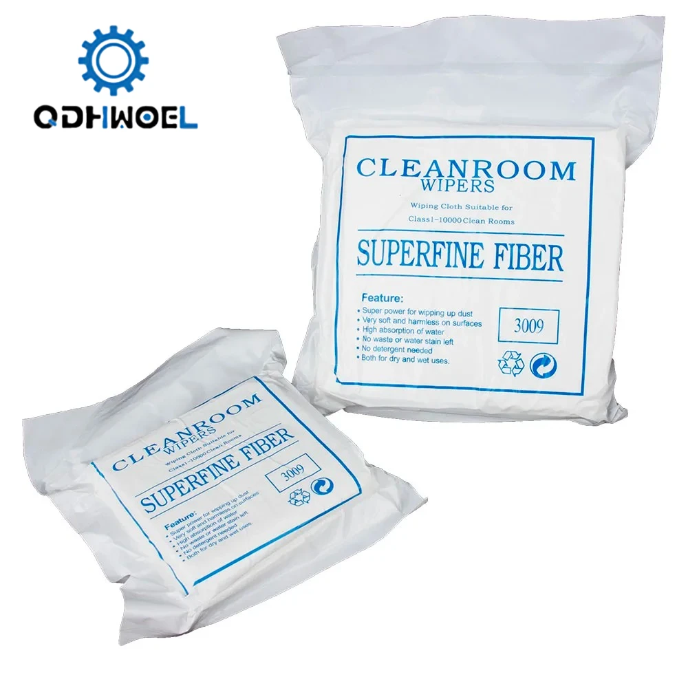 QDHWOEL 3009 Cleanroom Wipers Anti Static Lint Free Cleaning Cloth For LCD PCB Precision Instrument Repair