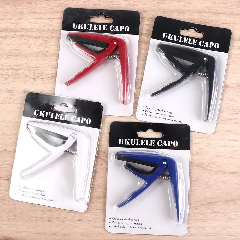 Plastic Universal Guitar Capo White Red Guitarra Tuning Clamp Blue Portable Guitar Tuning Clamp Electric Guitar