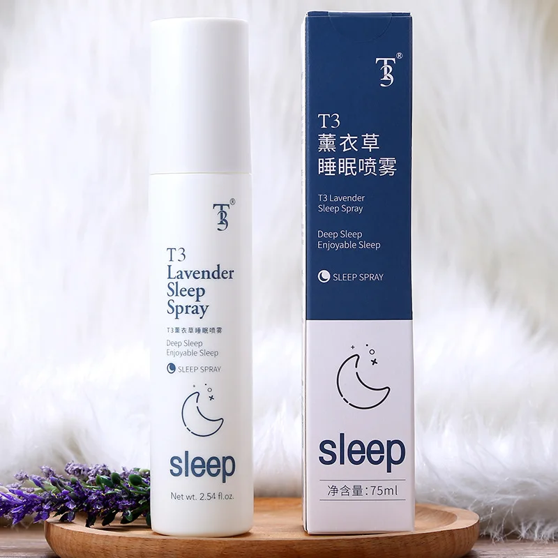Aromatherapy Aid Fast Sleep Pillow Spray 75ml Lavender Refresh Relax Deep Sleep Essential Oil