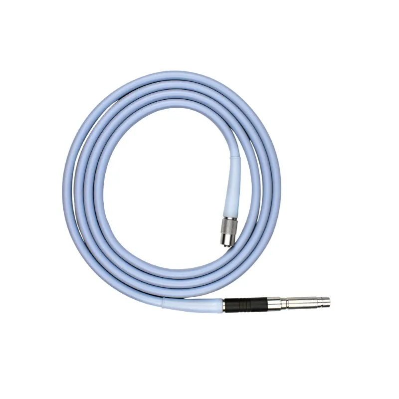 

Endoscop Cable 1.8m-3m Silicone Fiber Optical Light Source Microscope Guide Interface