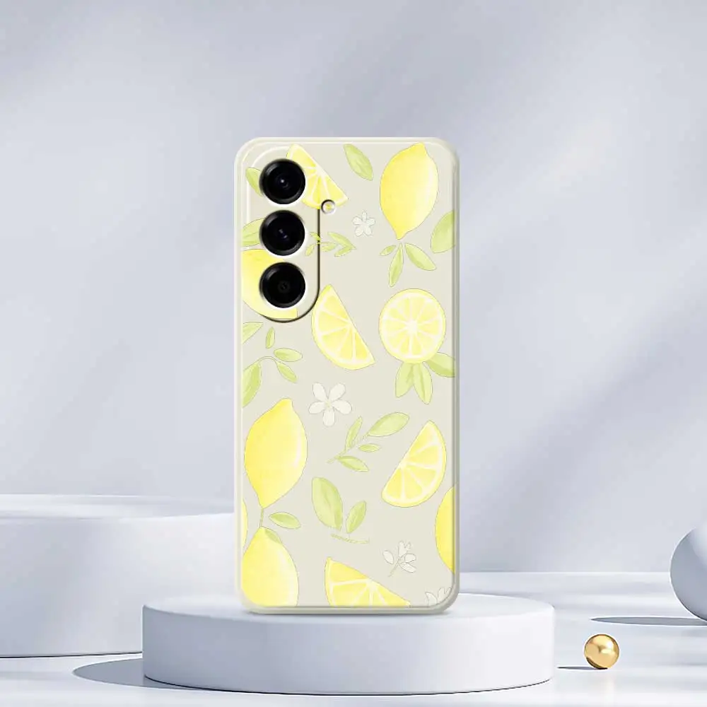 الليمون الطازج نمط قضية الهاتف لسامسونج غالاكسي A56 A32 A23 A22 5G A32 A23 4G A55 A54 A53 A52 A51 A35 A34 A31 A25 A24 غطاء ناعم