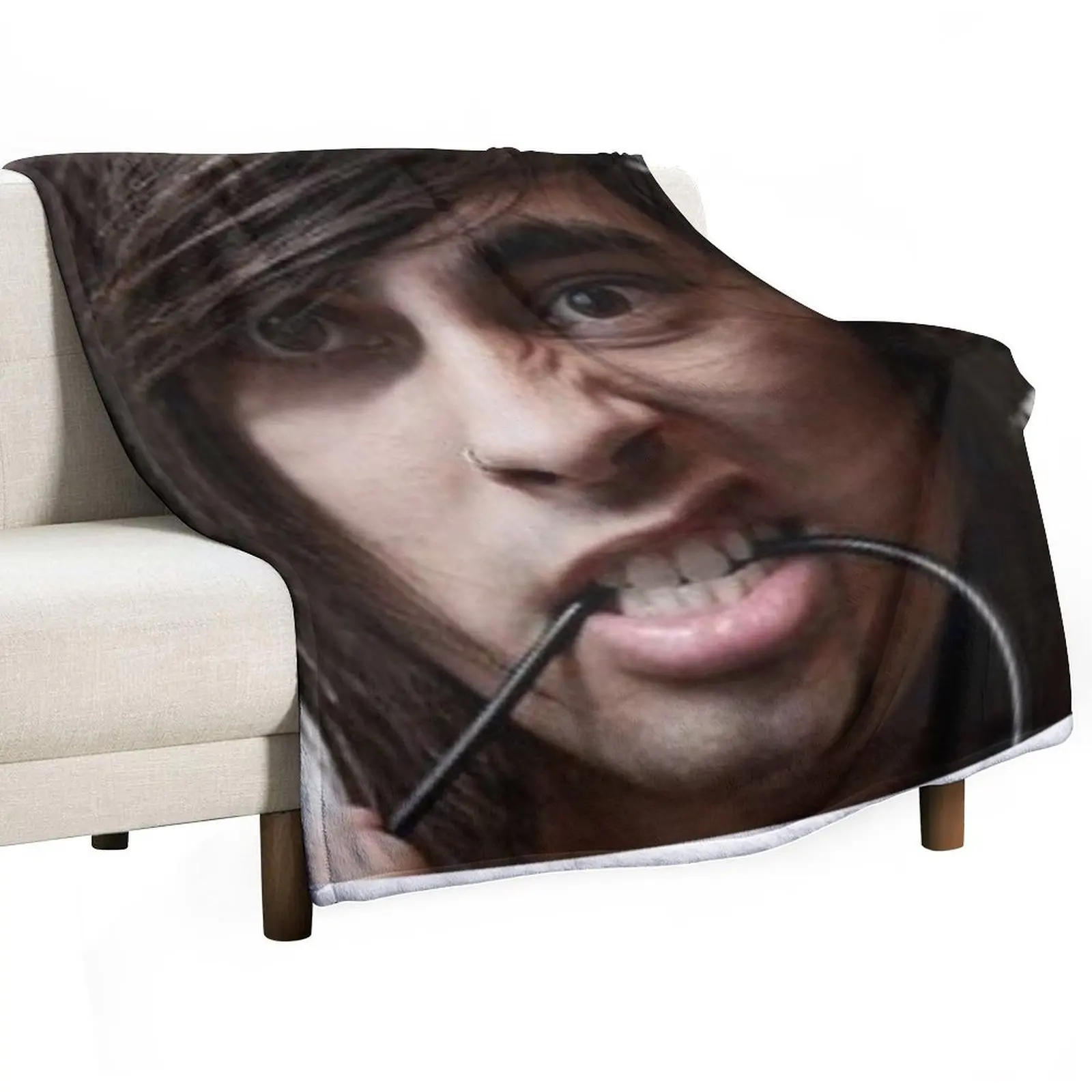 

Vic Fuentes Throw Blanket Decorative Sofas wednesday warm for winter manga Blankets