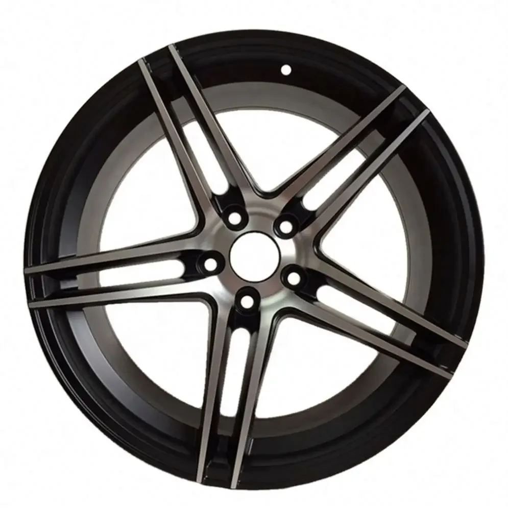 Factory Wholesale Alloy Wheels for Passenger Car With 17 18 Inch 5 Lugs 6 Lugs 5 Split Spokes!