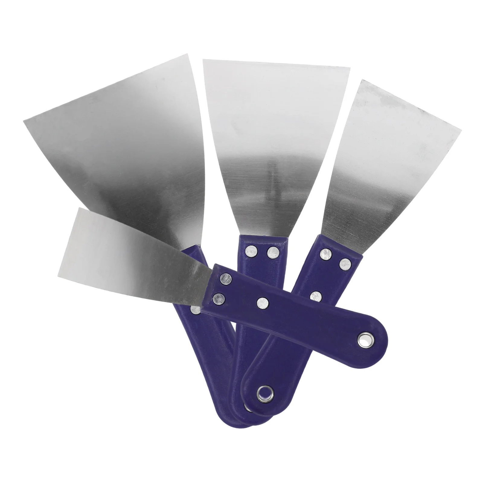 

4pcs Stainless Steel Putty Scraper Wall Repair Tool Metal Drywall Spatula for Paint Wallpaper Removal Durable