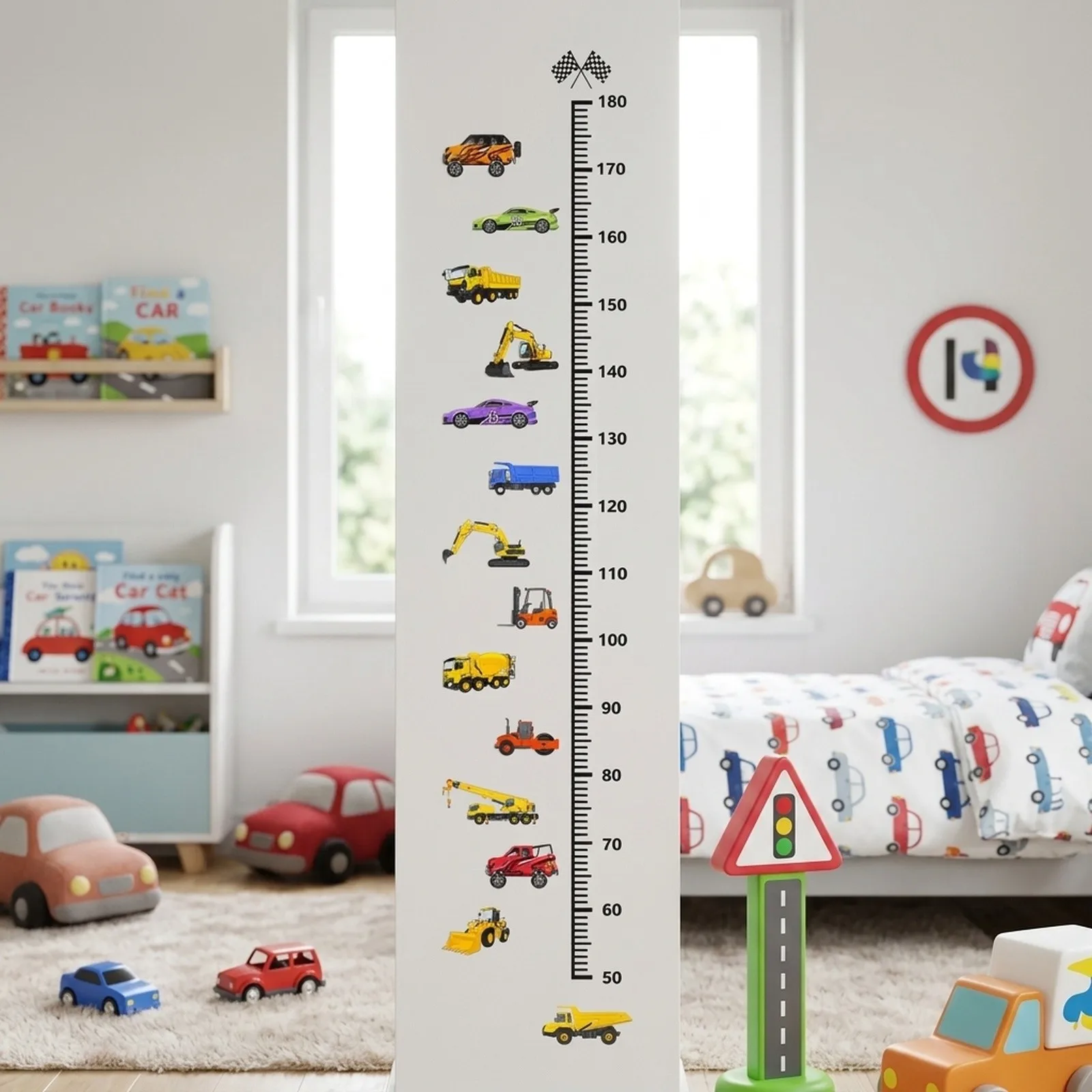 Self-adhesive Wall Stickers Height Sticker Home Decorations 15*60cm*2pcs 29*148cm Finished Size Lead-free Self-adhesive